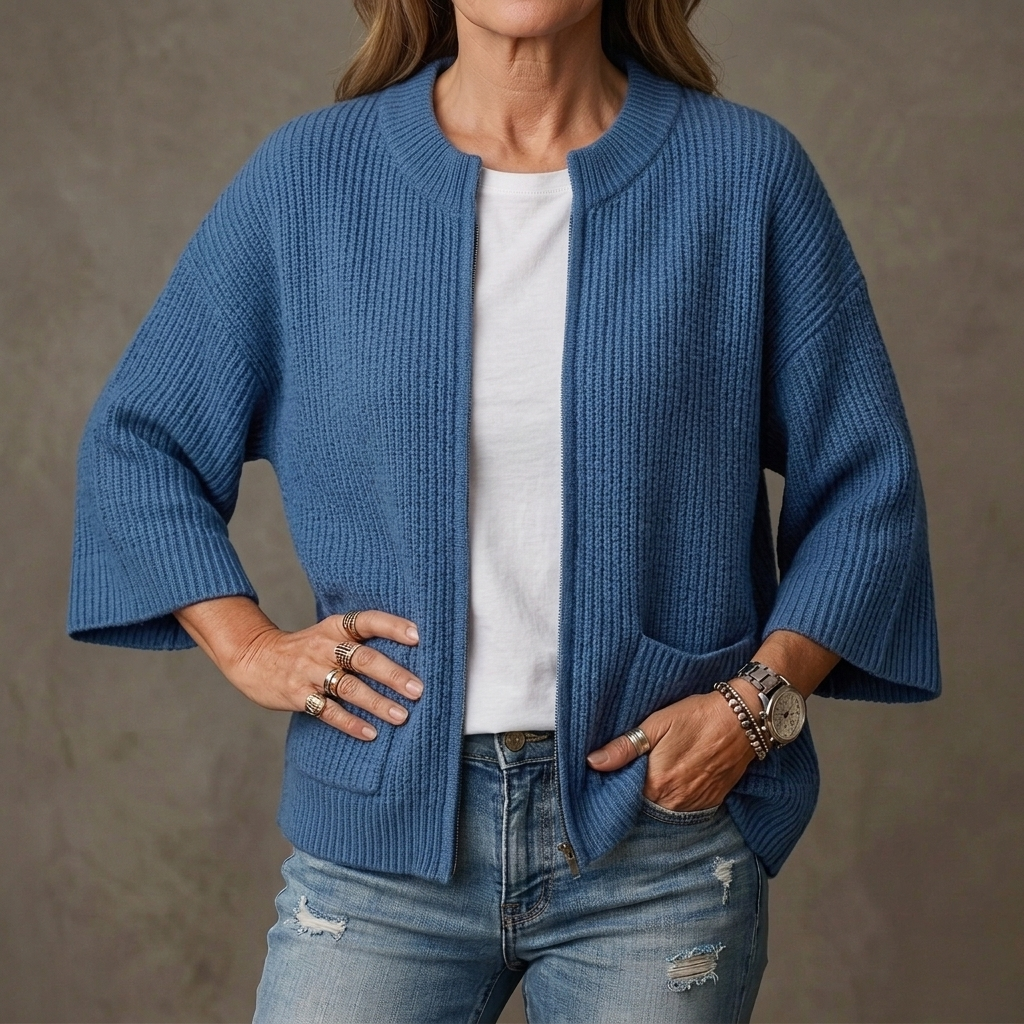 Sien | Light Zip Cardigan