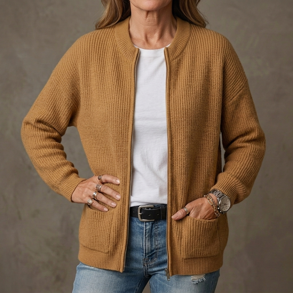 Sien | Light Zip Cardigan