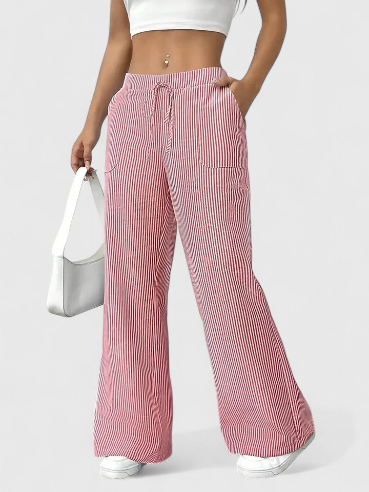 Sierra | Pantaloni Lounge a righe Stripe Flow