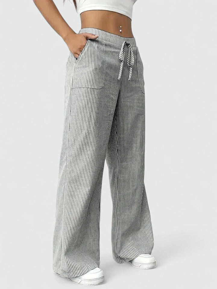 Sierra | Pantaloni Lounge a righe Stripe Flow