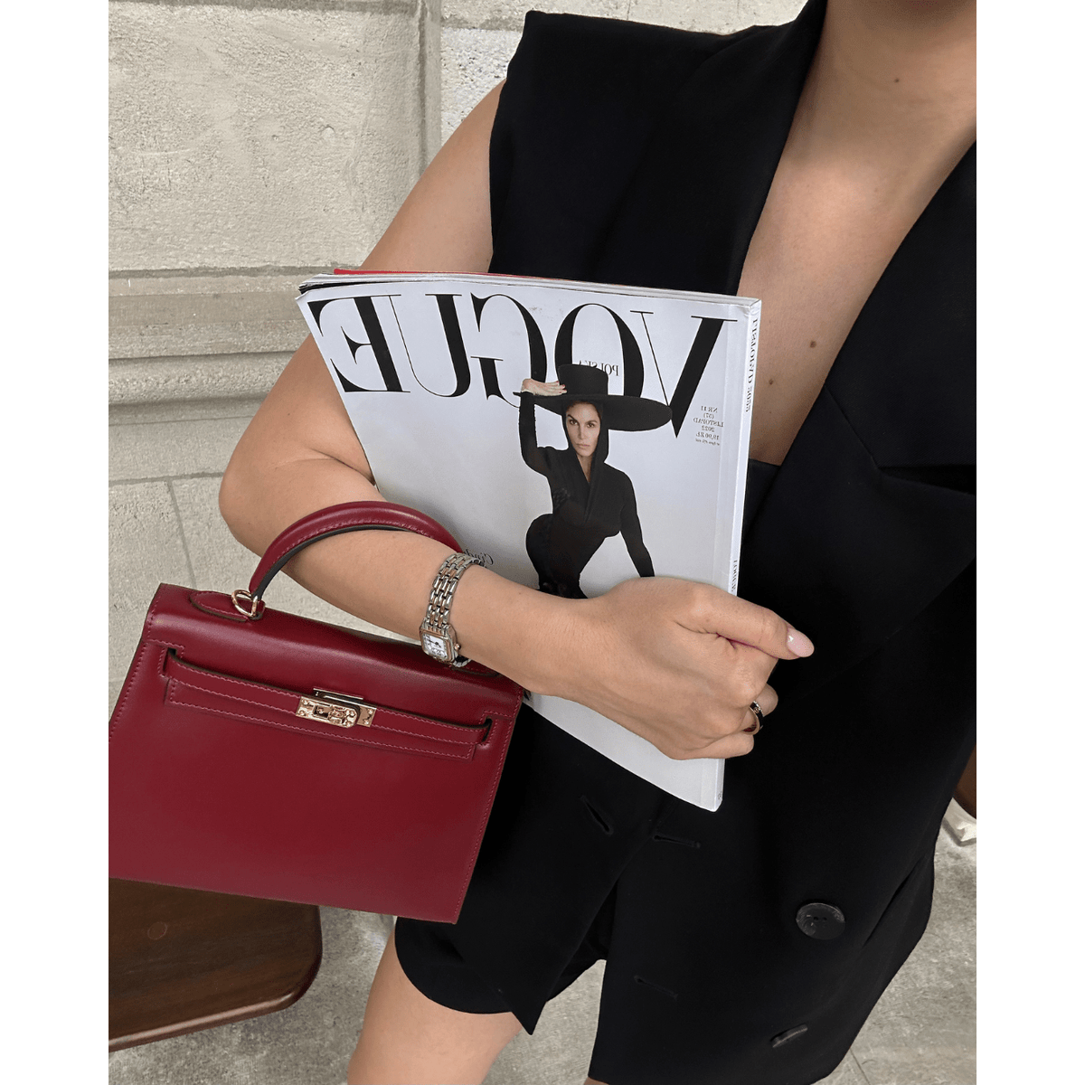 Sienna | Full-Grain Leather Trapeze Bag