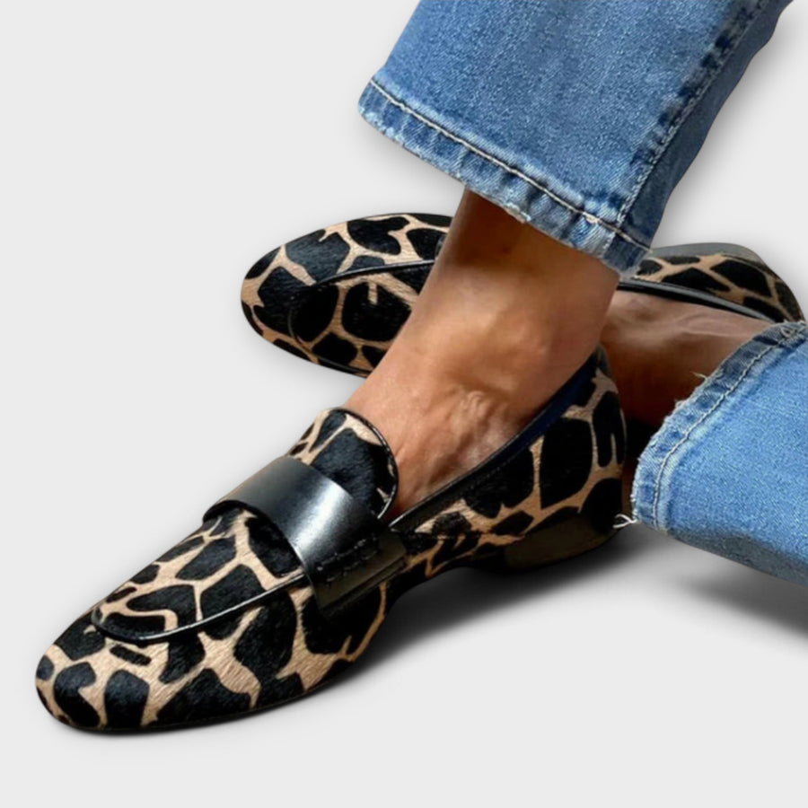 Leonie | Leopard Print Moccasins
