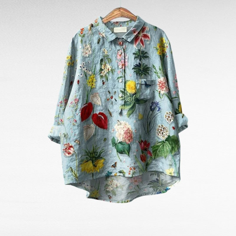 Klara | Blusa elegante in puro cotone