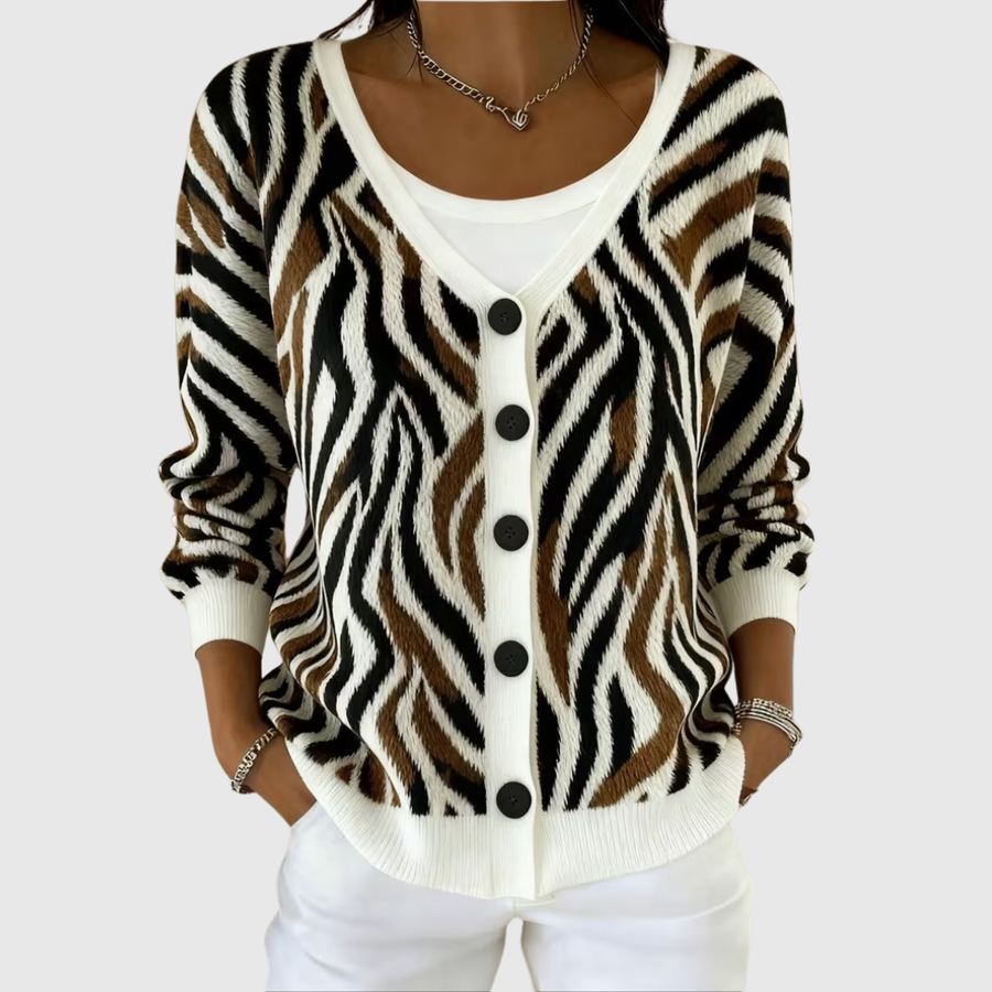 Gemma | Cardigan in maglia con bottoni