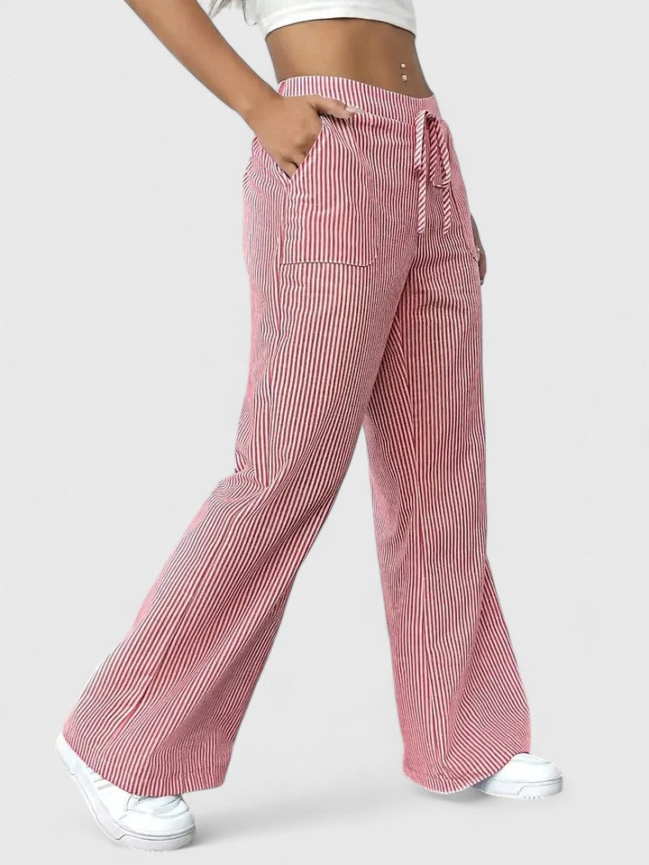 Sierra | Pantaloni Lounge a righe Stripe Flow