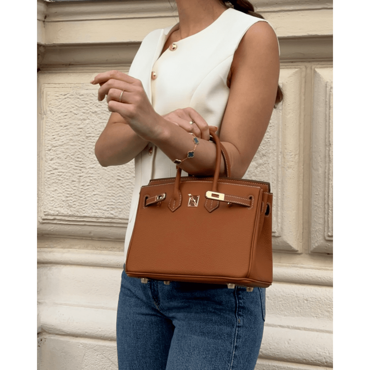 Kensington | Structured Leather Handbag