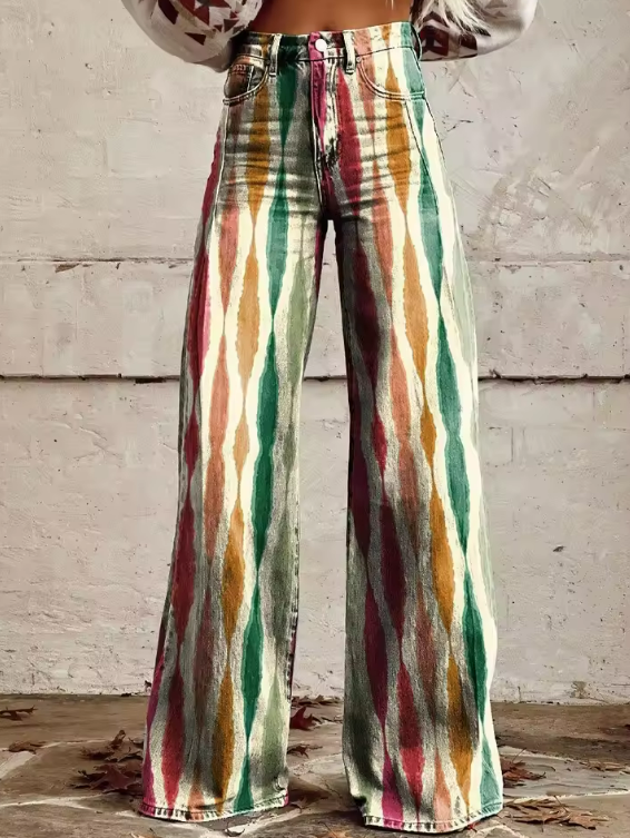 Sara | Pantaloni colorati bohémien