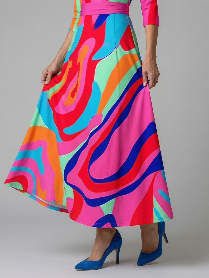 Celine | Wrap Floral Midi Dress