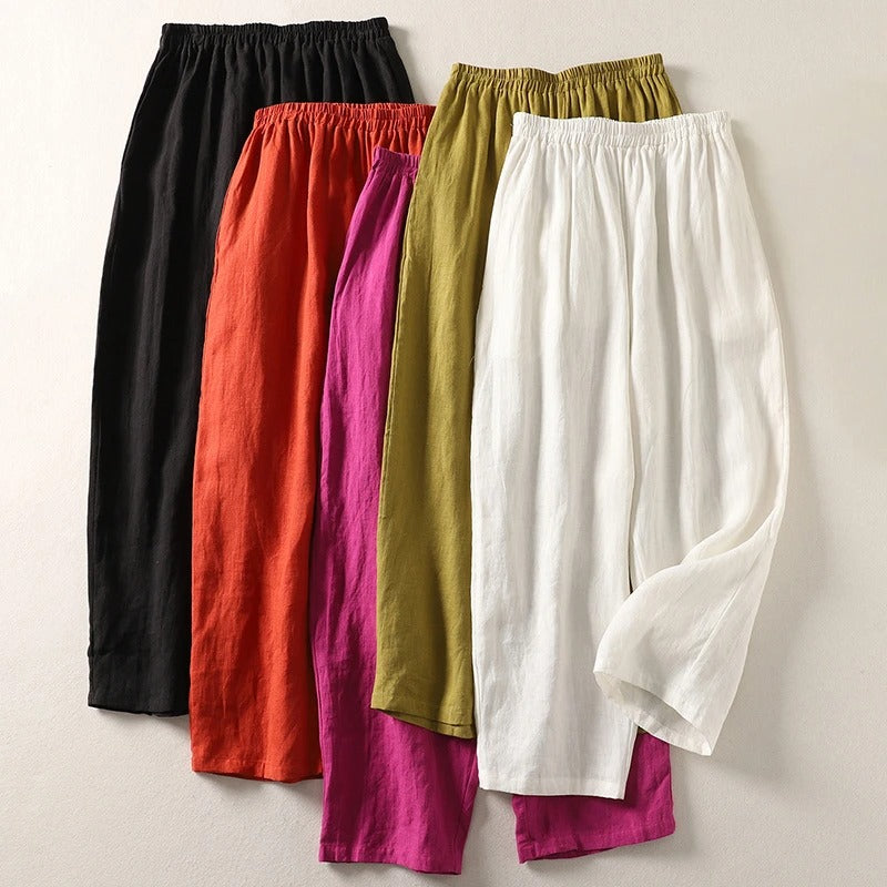 Amalia | Flowing Cotton Trousers