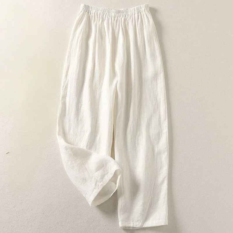Amalia | Flowing Cotton Trousers