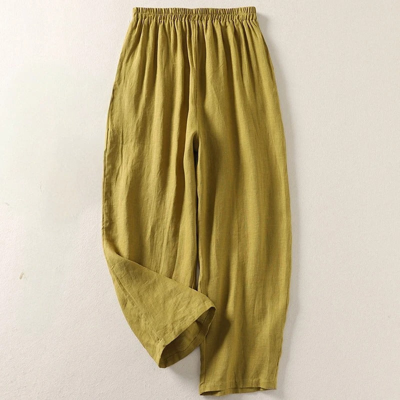 Amalia | Flowing Cotton Trousers