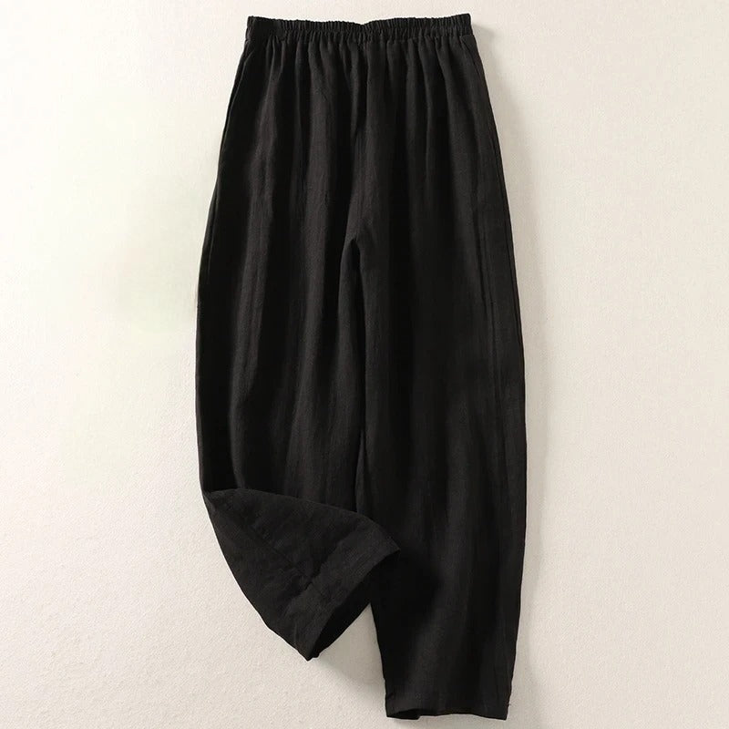 Amalia | Flowing Cotton Trousers