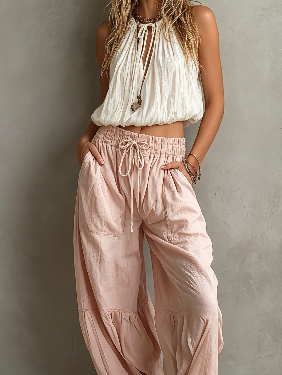 Noor | Relaxed Woven Trouser Set