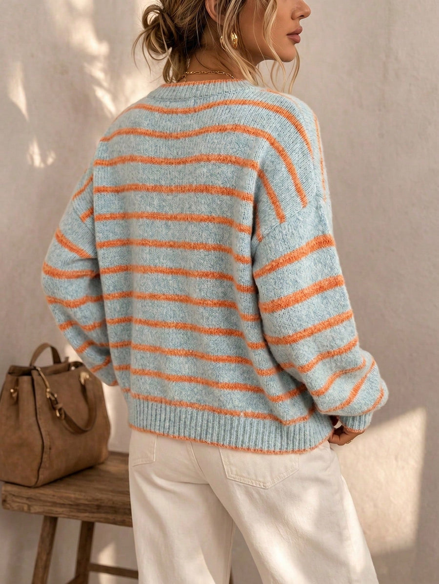 Mabel | Cardigan in maglia a righe