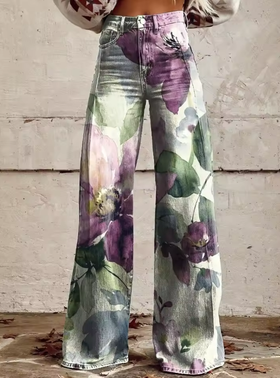 Mia | Pantaloni bohémien d'ispirazione vintage