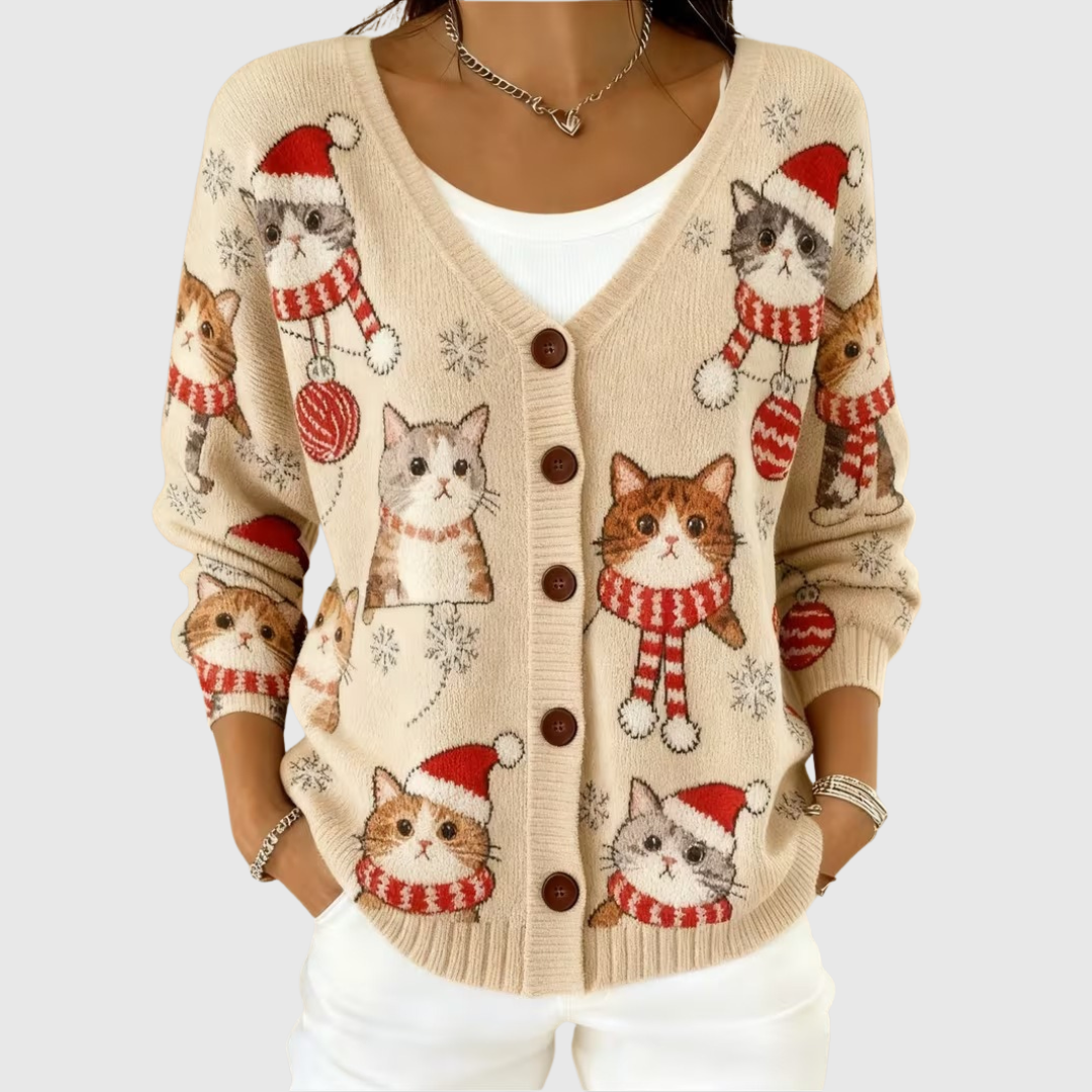 Caterina | Buttoned Knit Cardigan