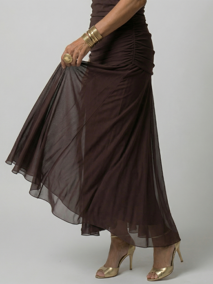 Calen | Relaxed Off-Shoulder Midi Dress