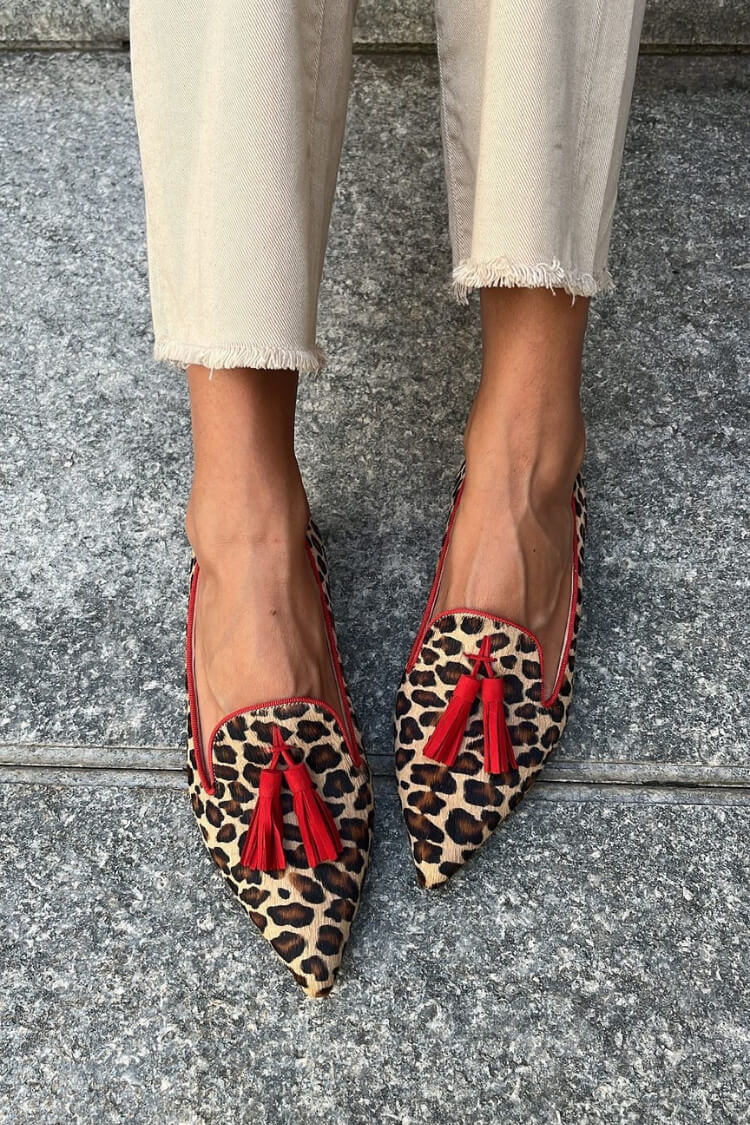 Nela | Mocassini stampa leopardo