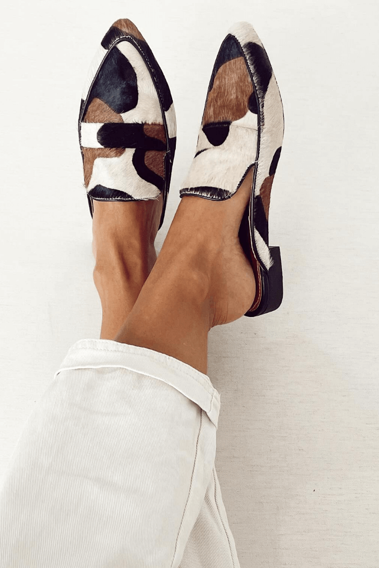 Wren | Patchwork Animal Print Moccasins