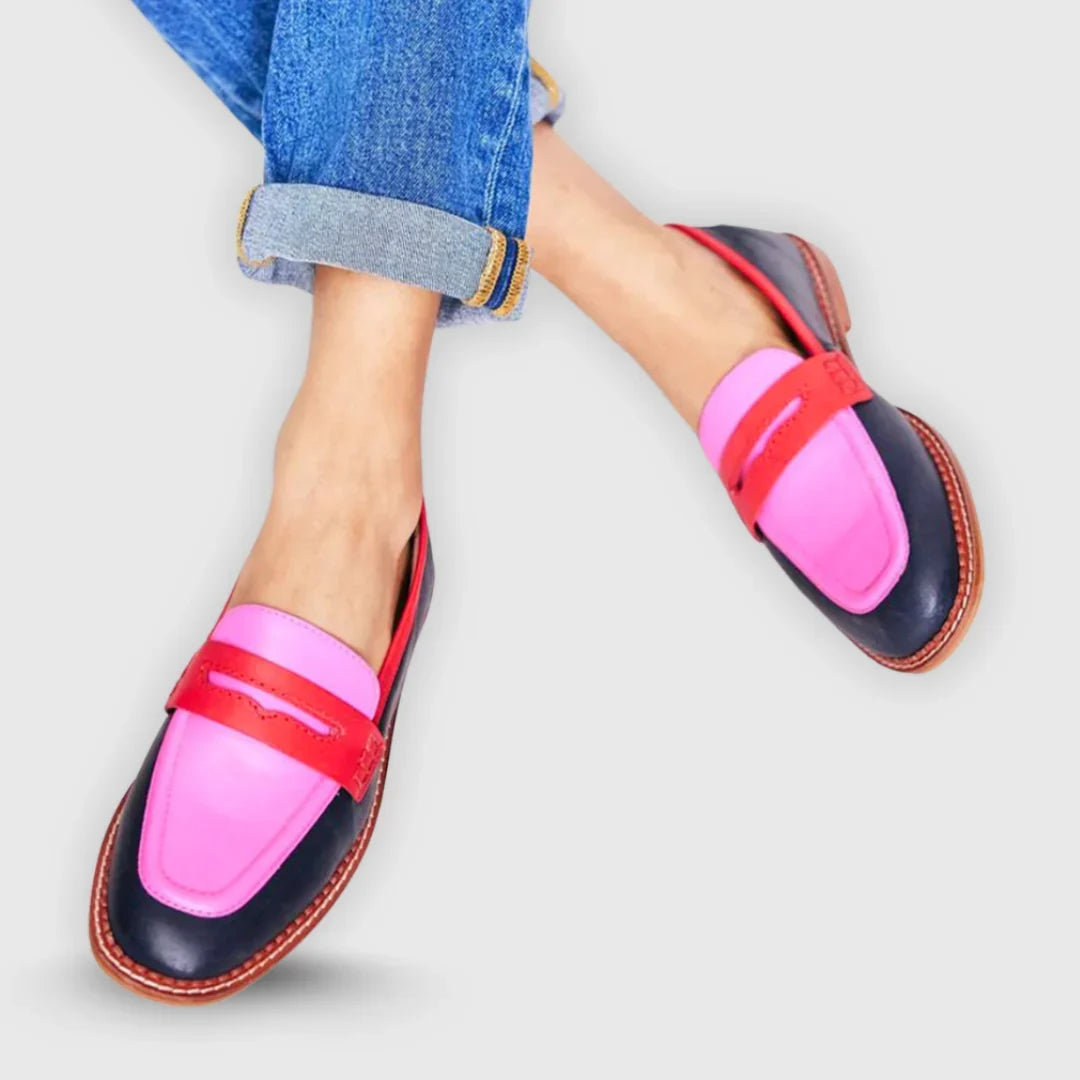 Nyla | Mocassini Casual a Contrasto