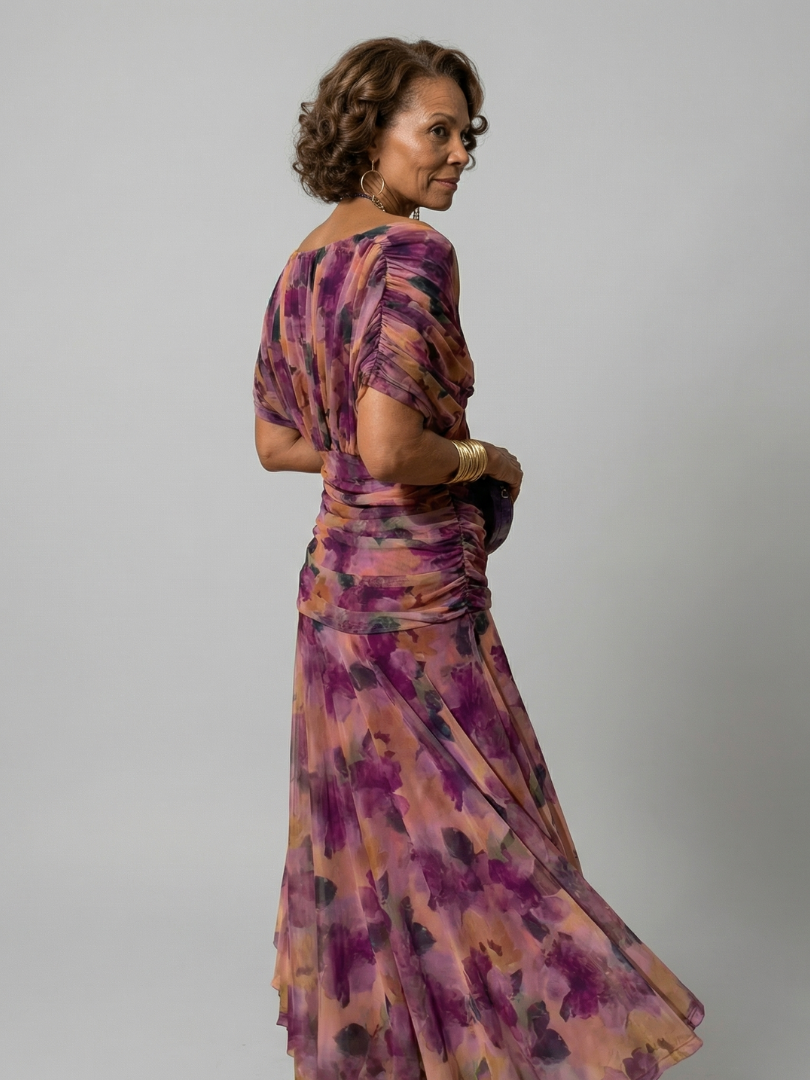 Calen | Relaxed Off-Shoulder Midi Dress