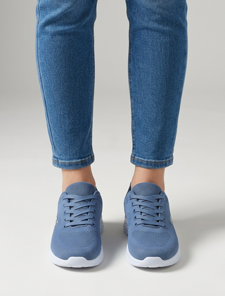 Alixia sneaker in rete azzurro