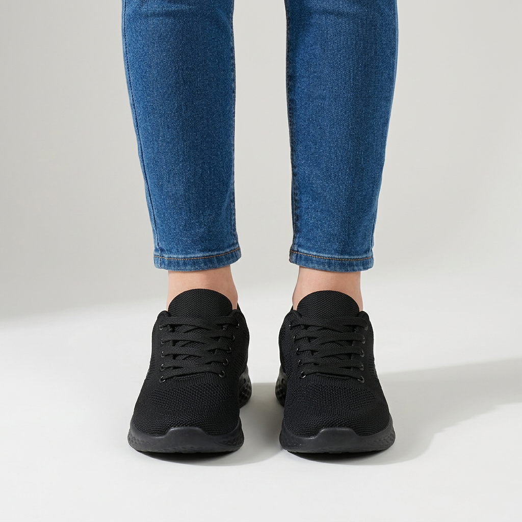 Alixia sneaker in rete nero