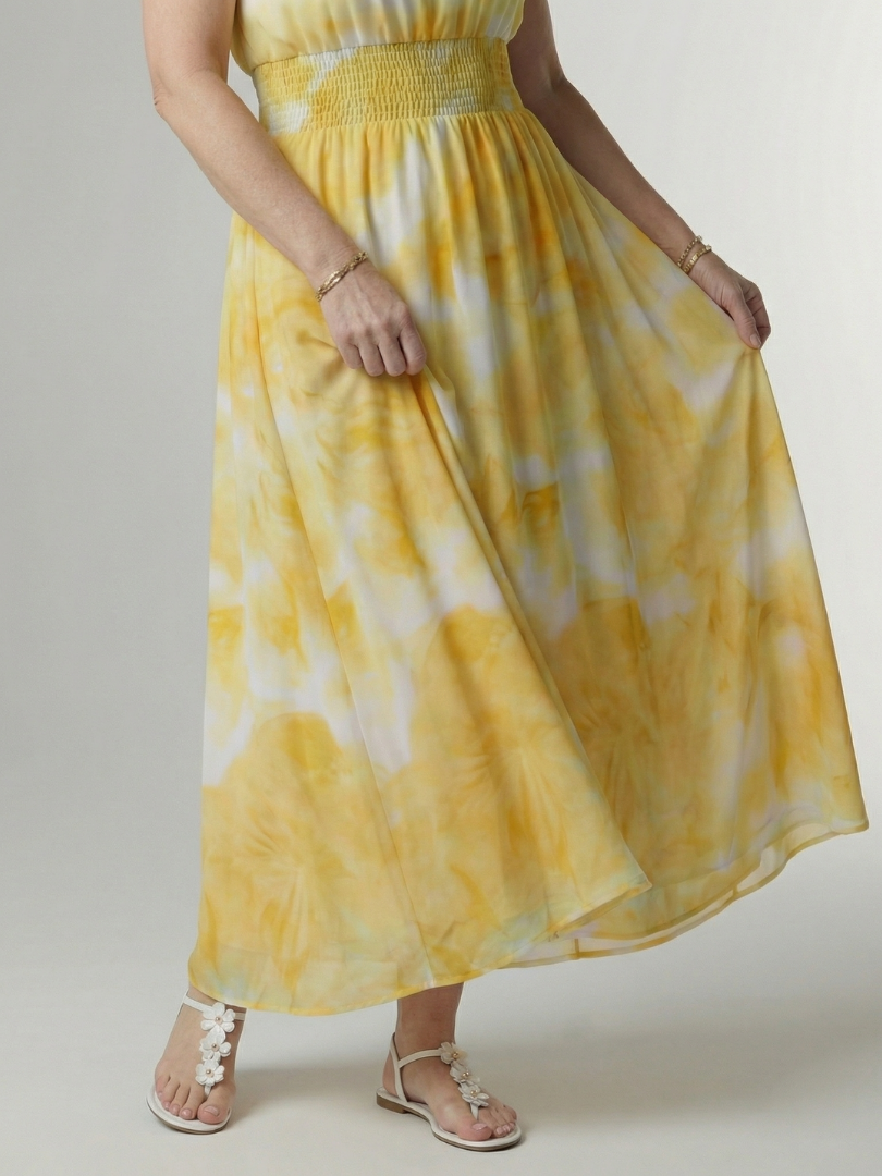 Sylin | Ruched Halter Midi Dress