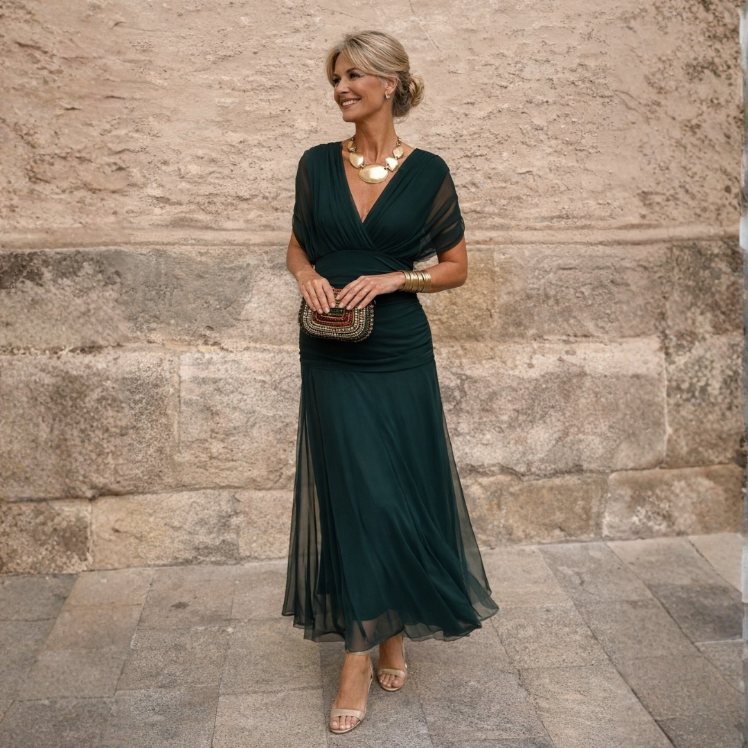 Eliza | Abito verde elegante