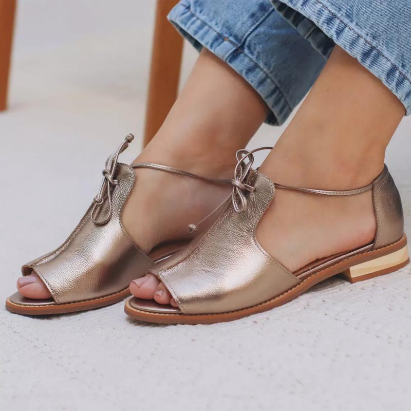 Juliette | Lace-Up Sandals, Summer Elegance