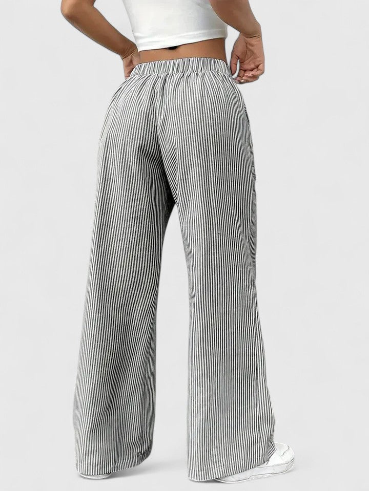 Sierra | Pantaloni Lounge a righe Stripe Flow