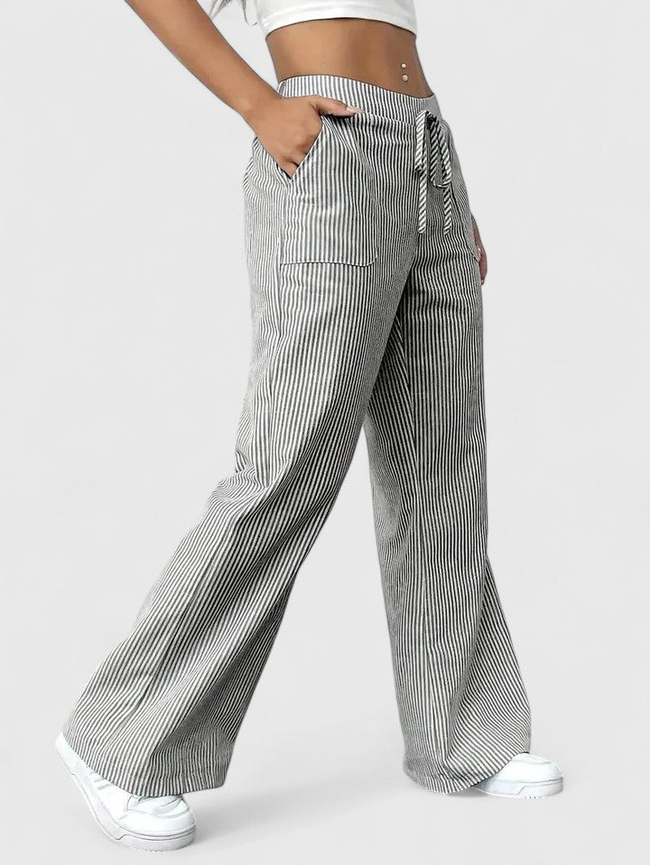 Sierra | Pantaloni Lounge a righe Stripe Flow