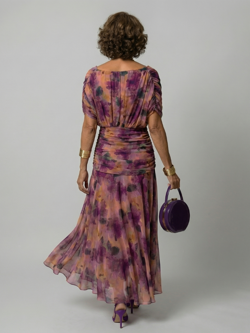 Calen | Relaxed Off-Shoulder Midi Dress