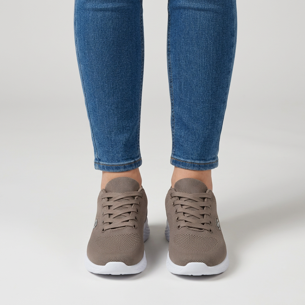Alixia sneaker in rete cachi
