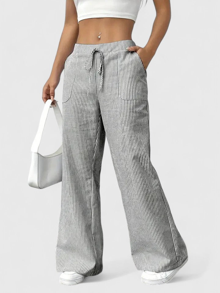 Sierra | Pantaloni Lounge a righe Stripe Flow