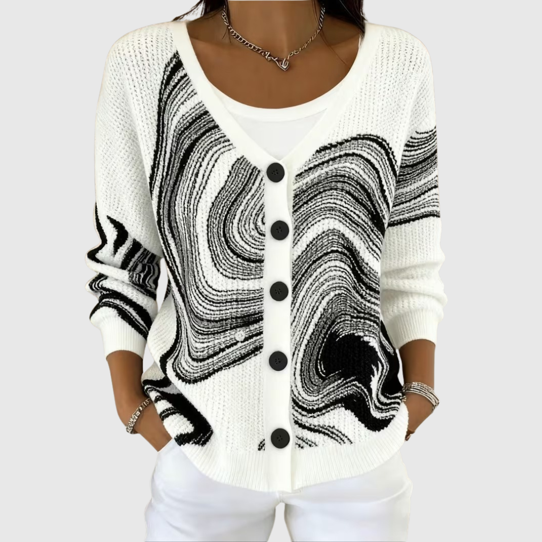 Emilia | Buttoned Knit Cardigan