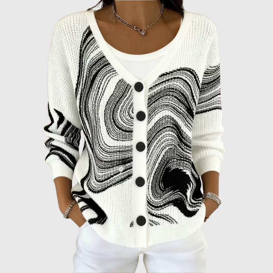 Emilia | Buttoned Knit Cardigan