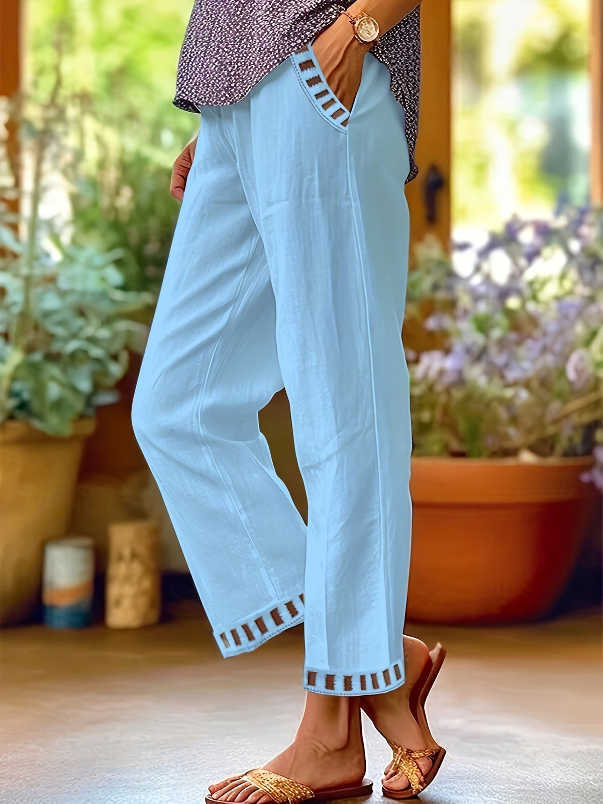 Wren – Pantaloni corti dal taglio rilassato con bordi a contrasto