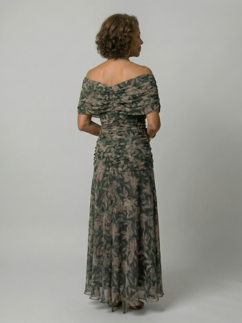 Calen | Relaxed Off-Shoulder Midi Dress