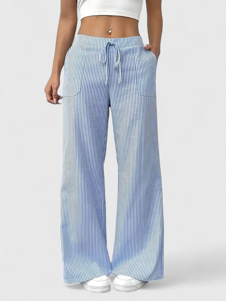 Sierra | Pantaloni Lounge a righe Stripe Flow