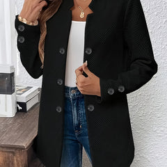 Hilkka giacca goffrata nero