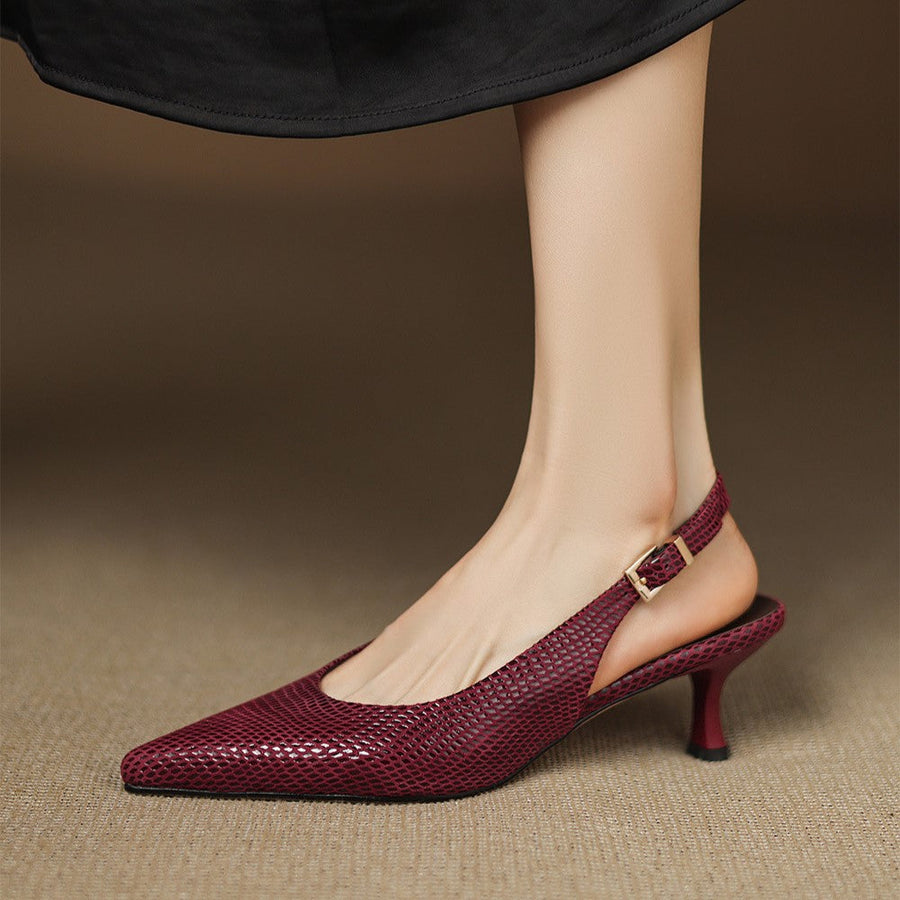 Céliane | Pointed Slingback Heels