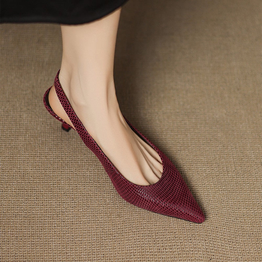Céliane | Pointed Slingback Heels