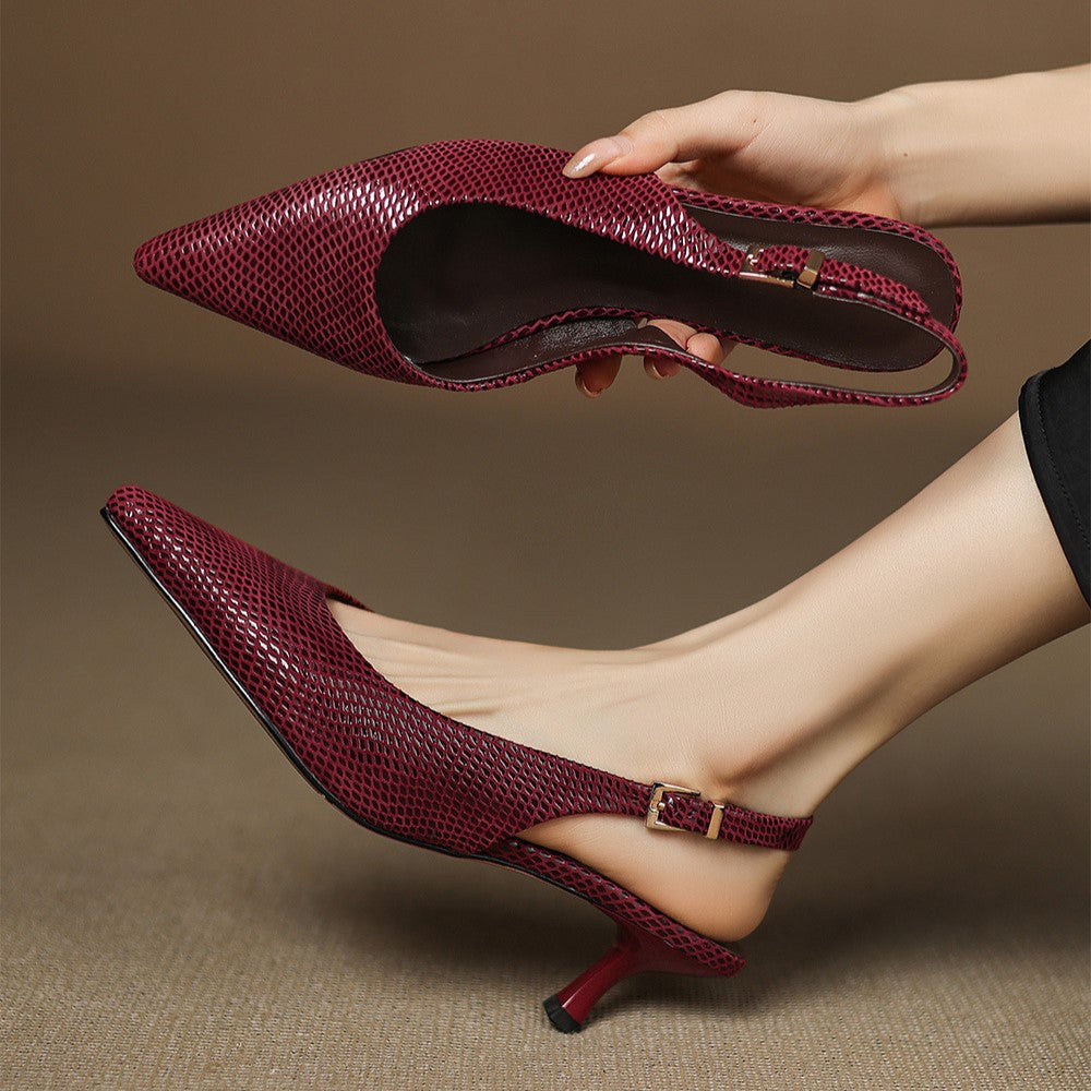 Céliane | Décolleté slingback a punta