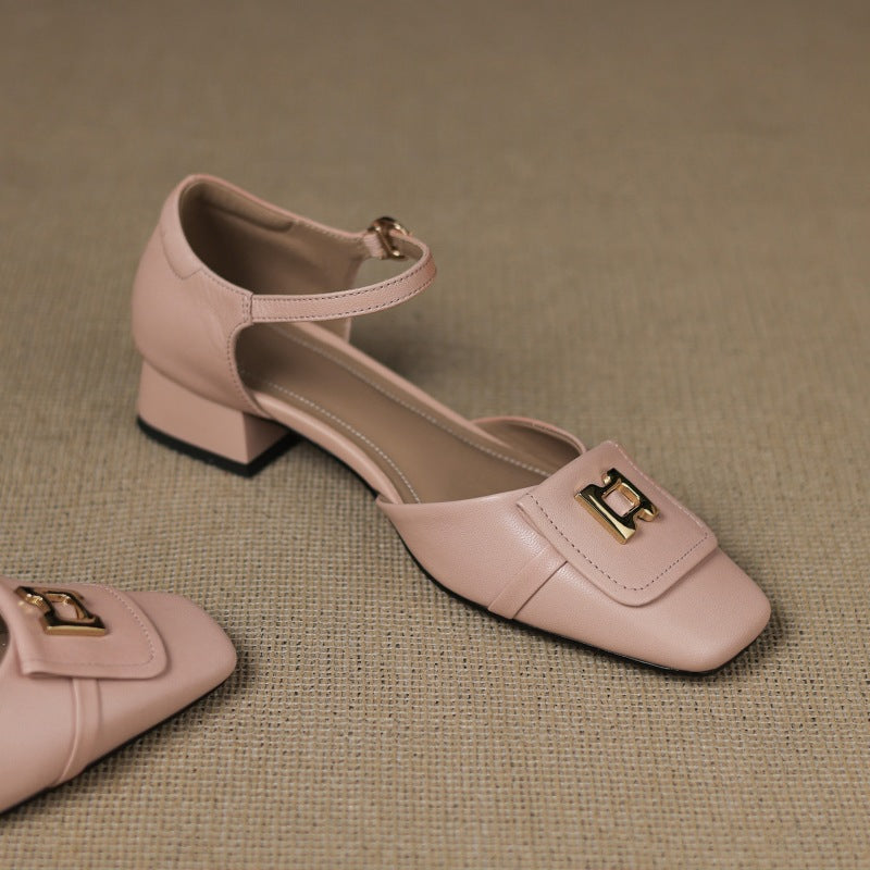 Elvane | Buckled Leather Mary Janes