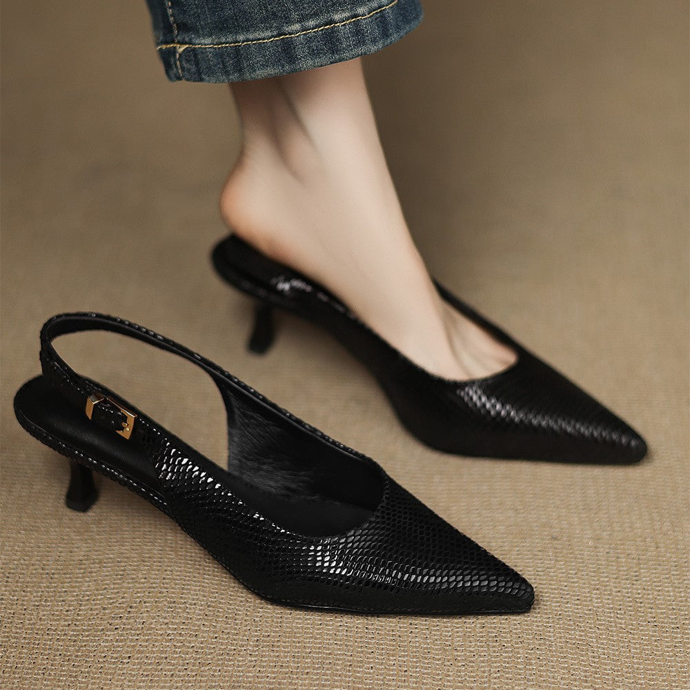 Céliane | Décolleté slingback a punta