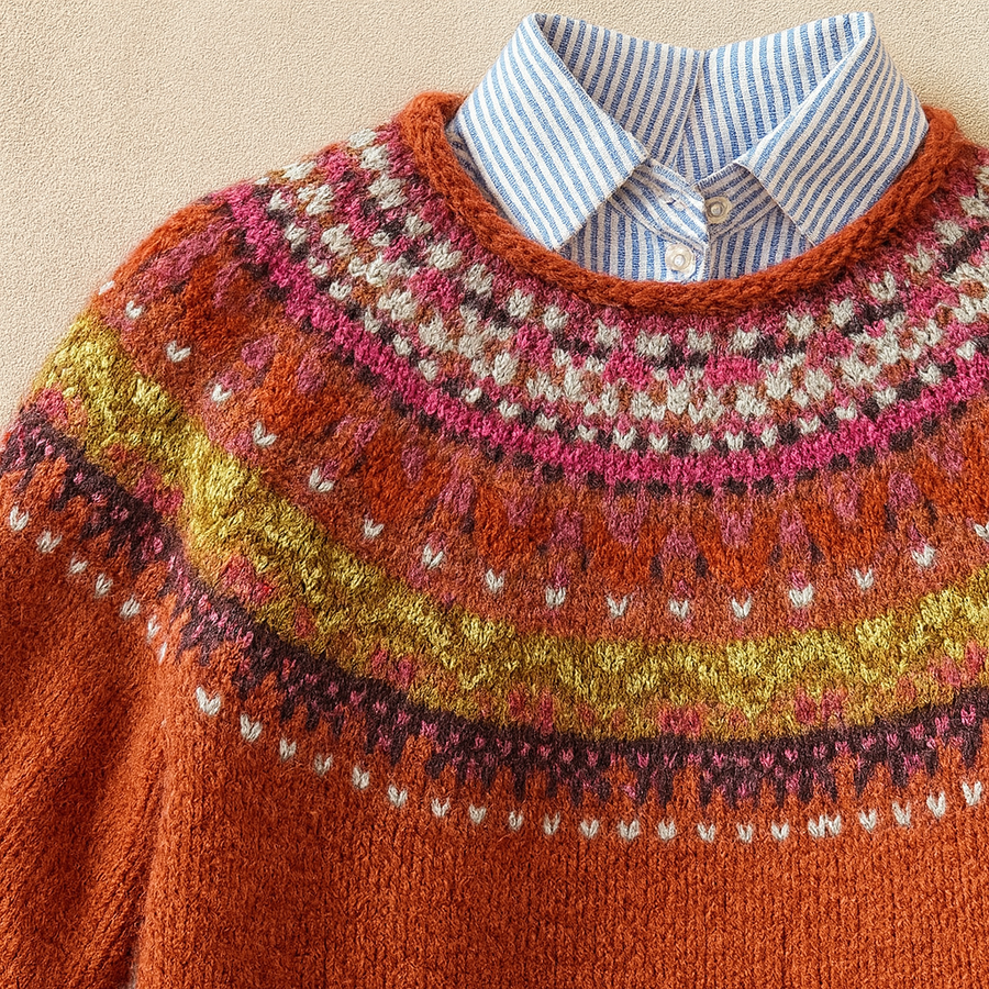 Simona | Chic Vintage Knit Sweater