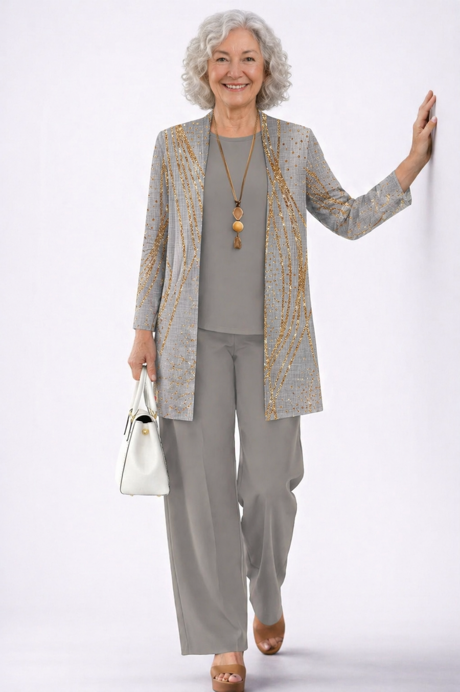 Alison | Earth-Tone 3-Piece Co-ord Set