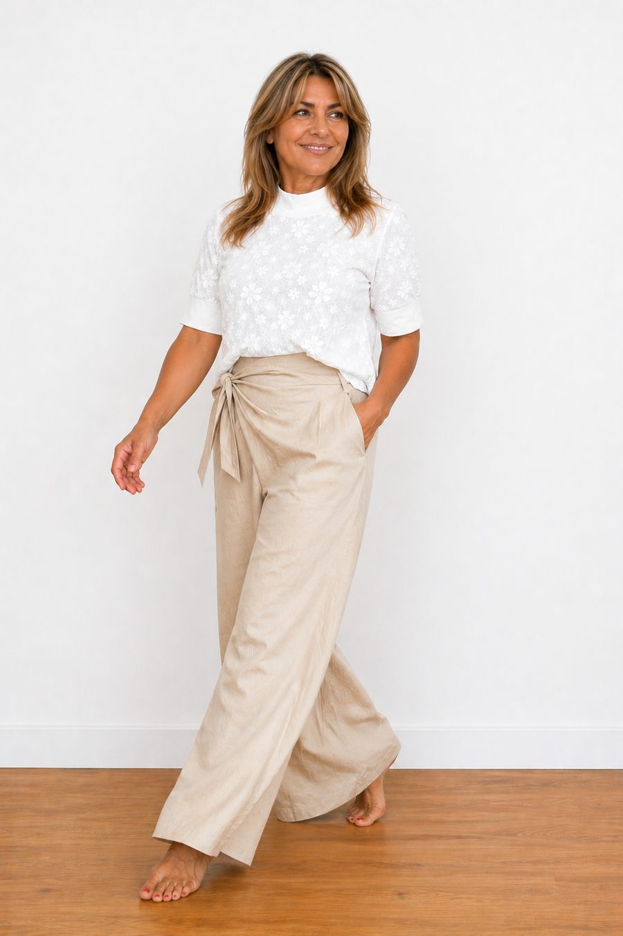 Jolene | High-Waist Summer Trousers