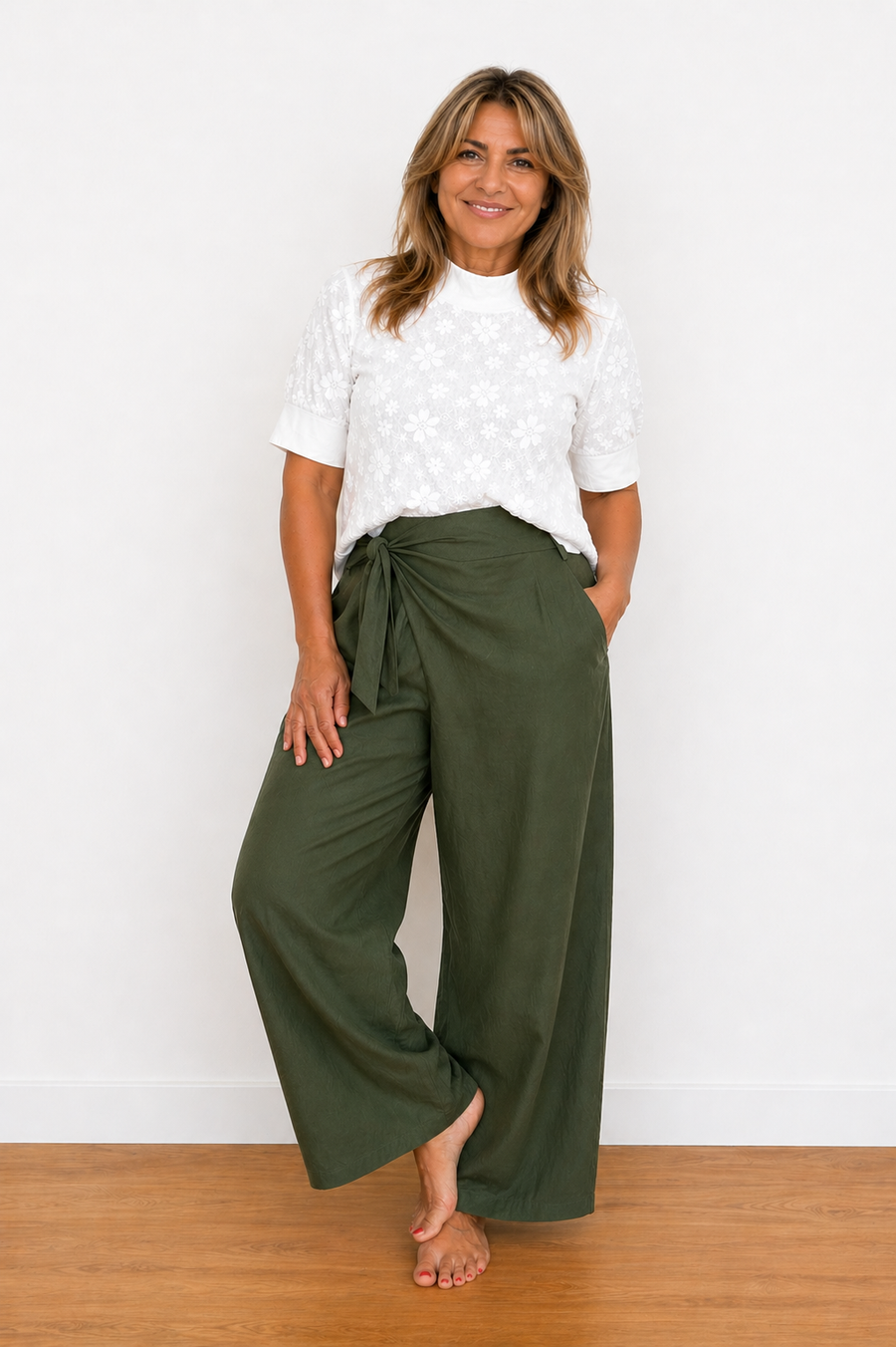 Jolene | High-Waist Summer Trousers